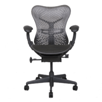 Refurbished Herman Miller Mirra Black fully loaded chair