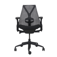 Refurbished Herman Miller Sayl chair - black