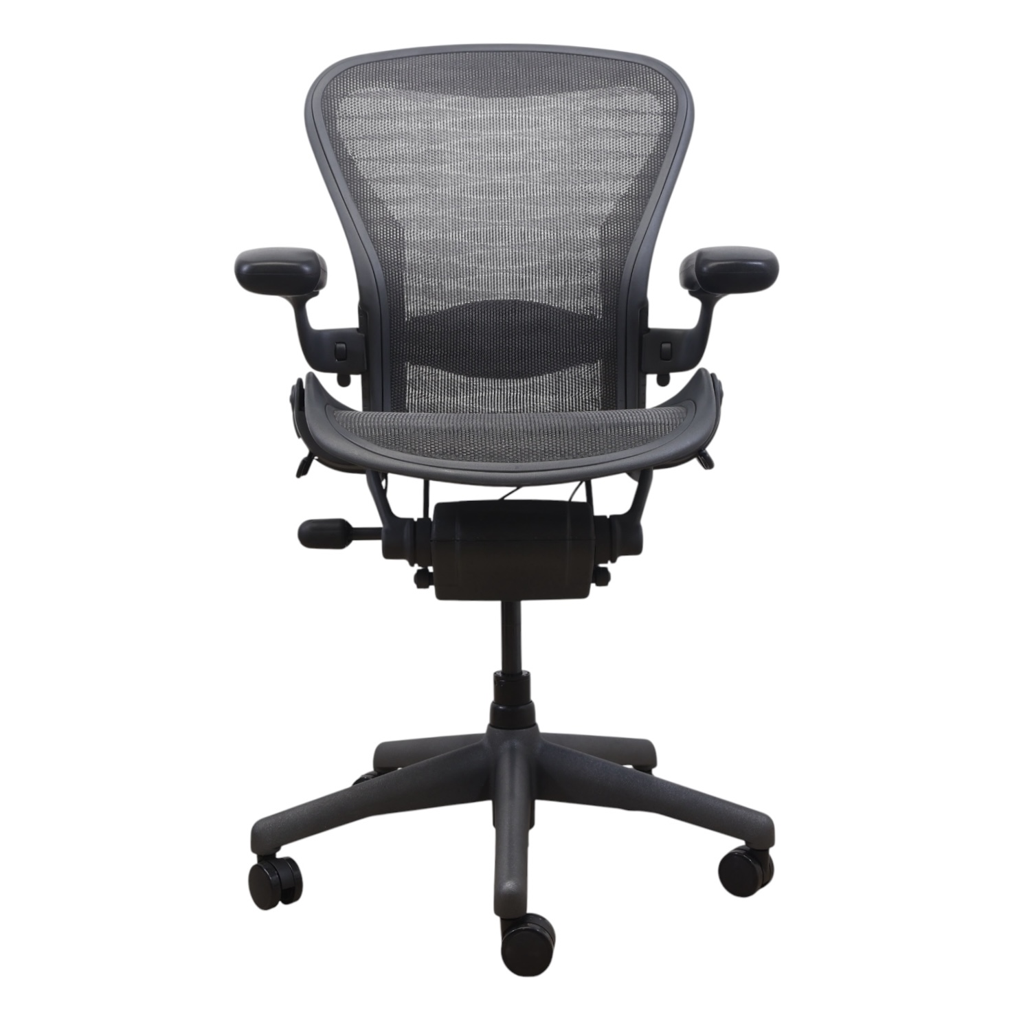 Photoroom_20261001_185526 Refurbished Herman Miller Aeron Chair - fully loaded Size B Tuxedo - Image 1