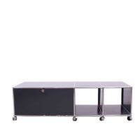 USM Haller anthracite low cabinet