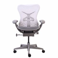 Herman Miller white mirra chair
