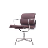 Vitra Charles Eames EA208 burgundy leather