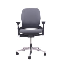 Refurbished Steelcase Leap V2 grey task chair