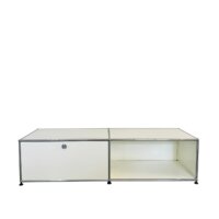 USM Haller white low cabinet