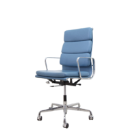Vitra Charles Eames EA219 Turquoise leather