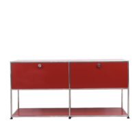 USM Haller sideboard red
