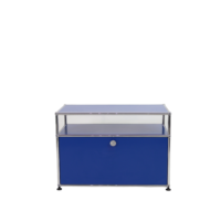 USM Haller blue side cabinet
