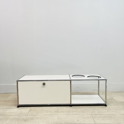 USM Haller white media unit