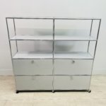 USM Haller silver cabinet