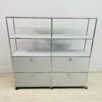USM Haller silver cabinet