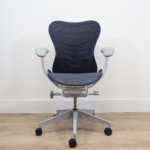 Refurbished Herman Miller Mirra2 blue task chair - Image 2