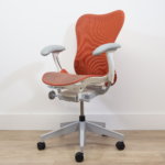 Refurbished Herman Miller Mirra2 red  task chair - Image 4