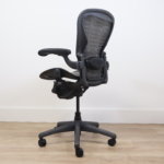 Refurbished Herman Miller Aeron Chair - fully loaded Size B Tuxedo - Image 8
