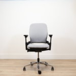 Steelcase Leap V2 Light grey task chair - Image 2