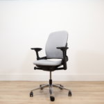 Steelcase Leap V2 Light grey task chair - Image 9