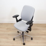 Steelcase Leap V2 Light grey task chair - Image 11